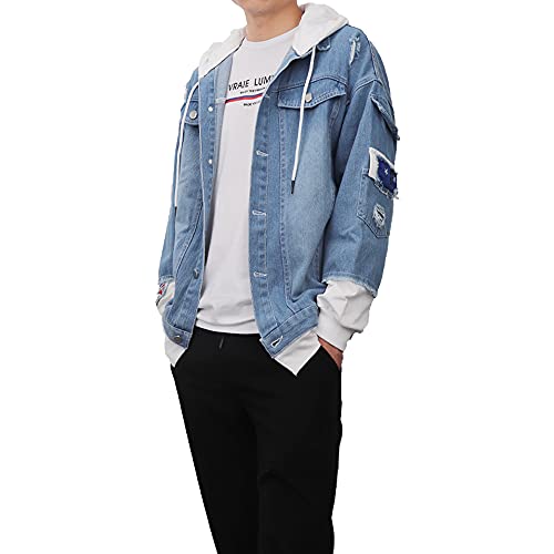 Anime Jacket - Jujutsu Kaisen Hoodies – Gojo Satoru Denim Hoodie | Anime Streetwear for JJK Fans