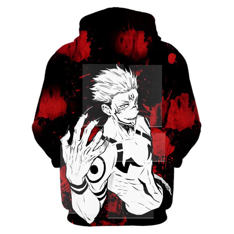 Anime Jujutsu Kaisen Hoodies – Sukuna Cotton Hoodie - King of Curses Anime Apparel