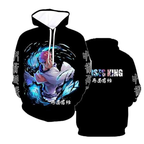 Jujutsu Kaisen Hoodies – Sukuna Cotton Hoodie | King of Curses Anime Apparel