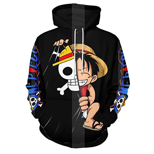 One Piece Monkey D Luffy Cartoon Fan Art Hoodie