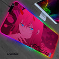 Zero Two RGB Kawaii Night Style Keyboard Mat